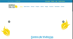 Desktop Screenshot of cvdvida.org.br